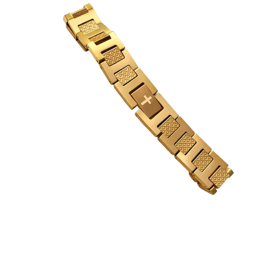 Cross Bracelet – Gold