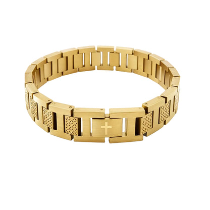 Cross Bracelet – Gold